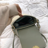 Petit Sac en paille forme seau