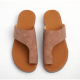 Sandales plates confortables (Noir) Le Monde Femme