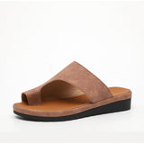 Sandales plates confortables (Noir) Le Monde Femme