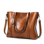 Sac en cuir huile cire